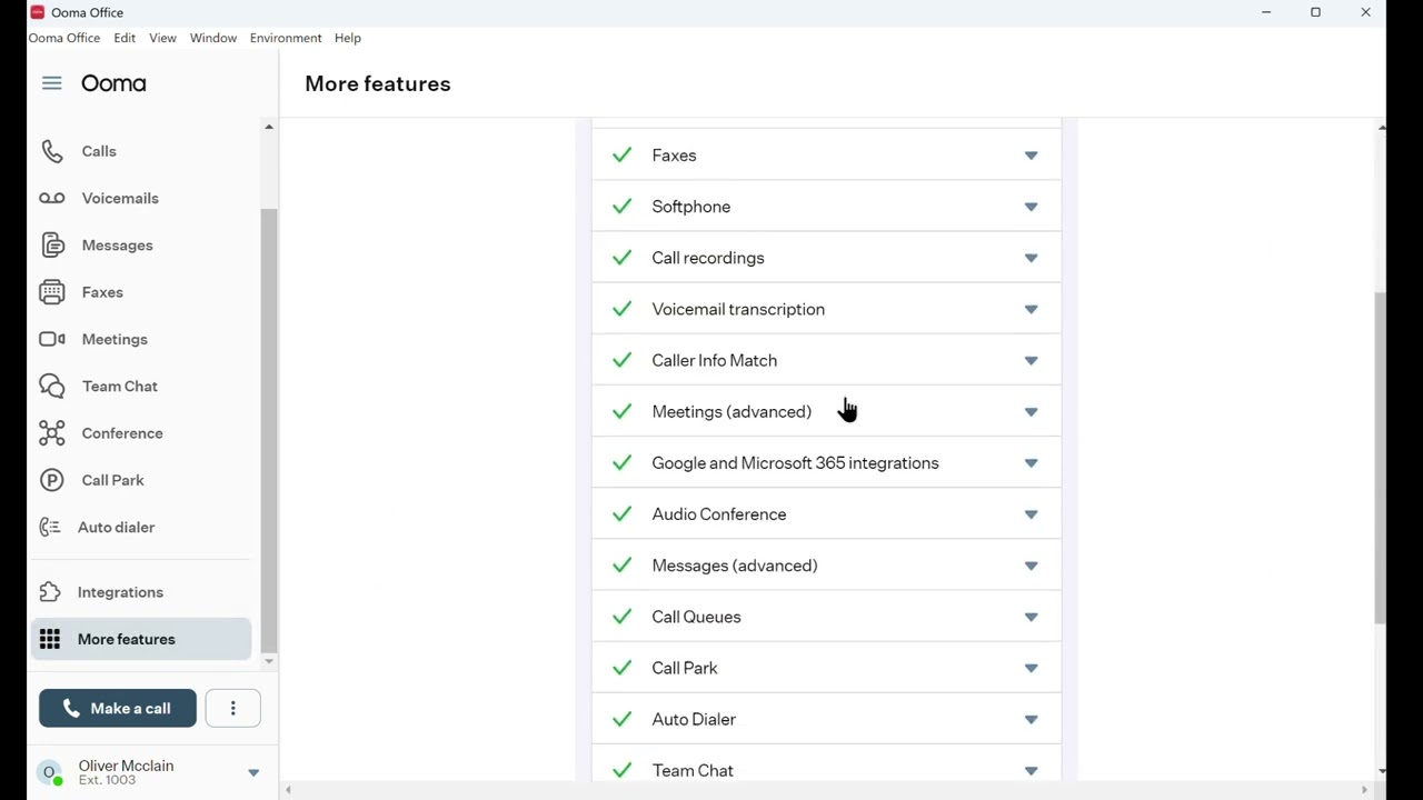 1. Ooma Office Tutorial: Ooma Office Interface Overview