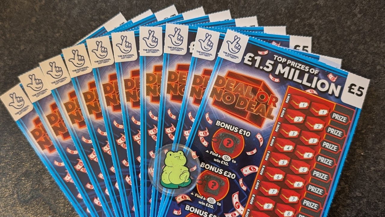 £50 of the Brand New Deal or No Deal UK Allwyn National Lottery Scratch Cards