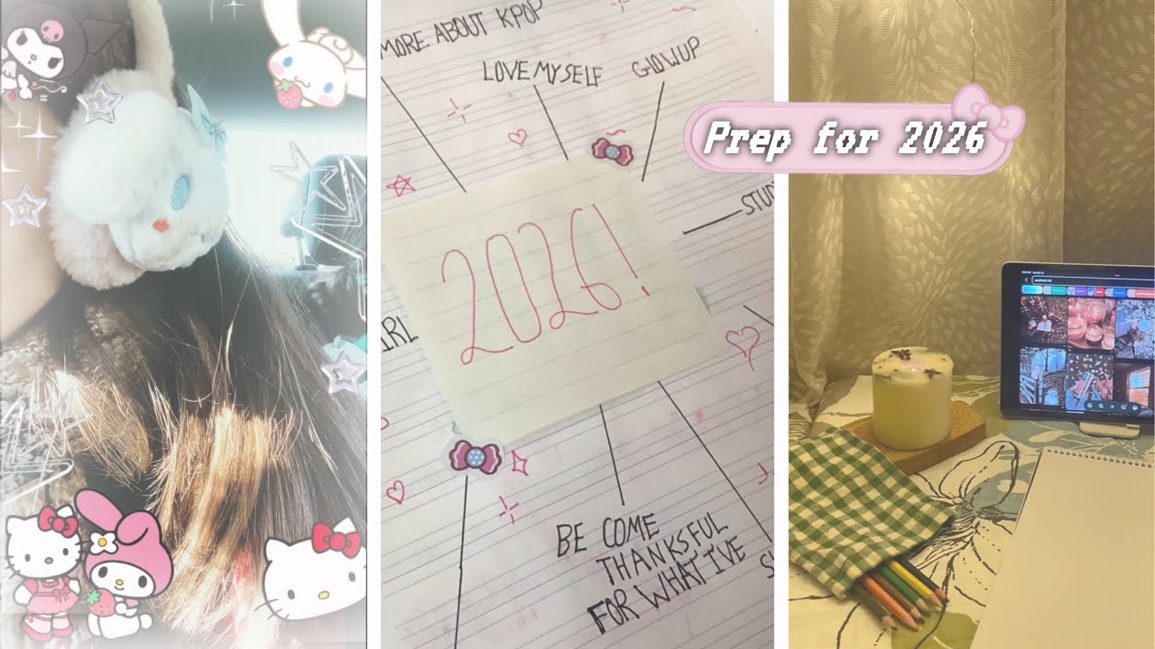 ئامادەکاری بۆ ساڵی ٢٠٢٦ + لەدایکبونی جیسوو 🎀🐰prep for 2026 year + jisoo birthday 