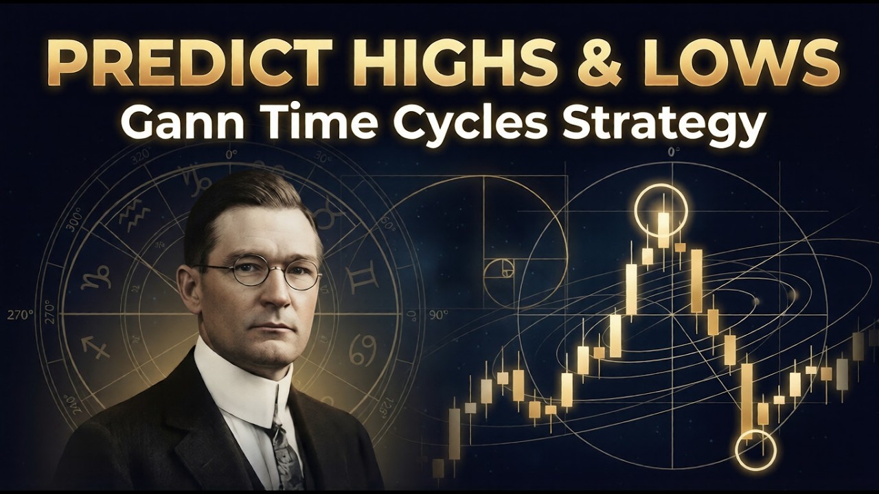 Gann Time Cycles Strategy Predict Market Highs & Lows with Precision