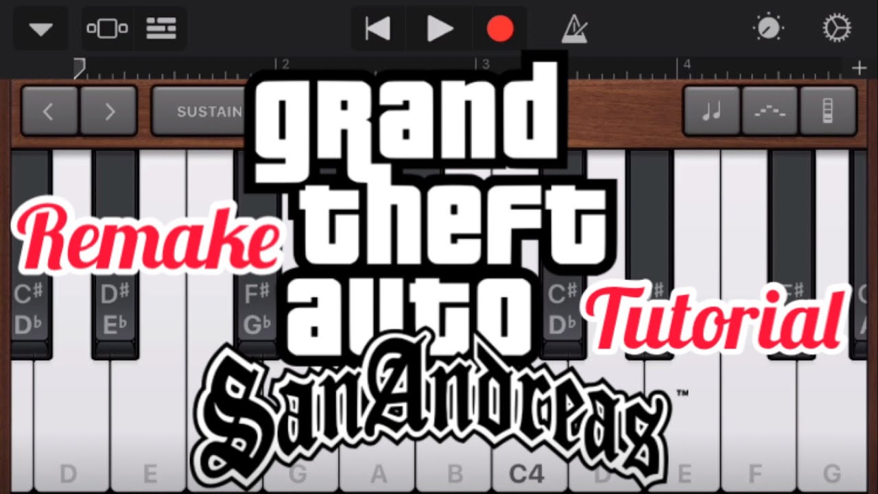 Gta San Andreas -Theme Song Cover Remake On (Garageband)