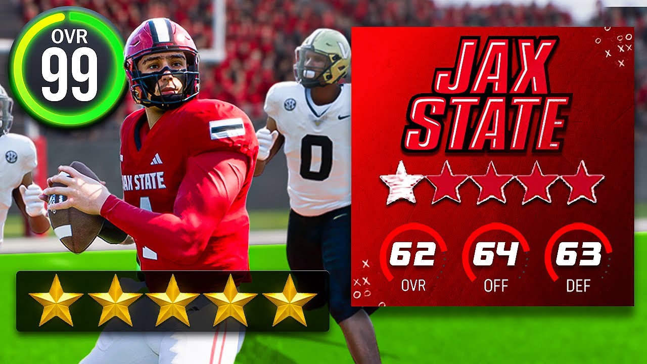 Can a 99 Overall QB carry a 1 star school to the National Championship?