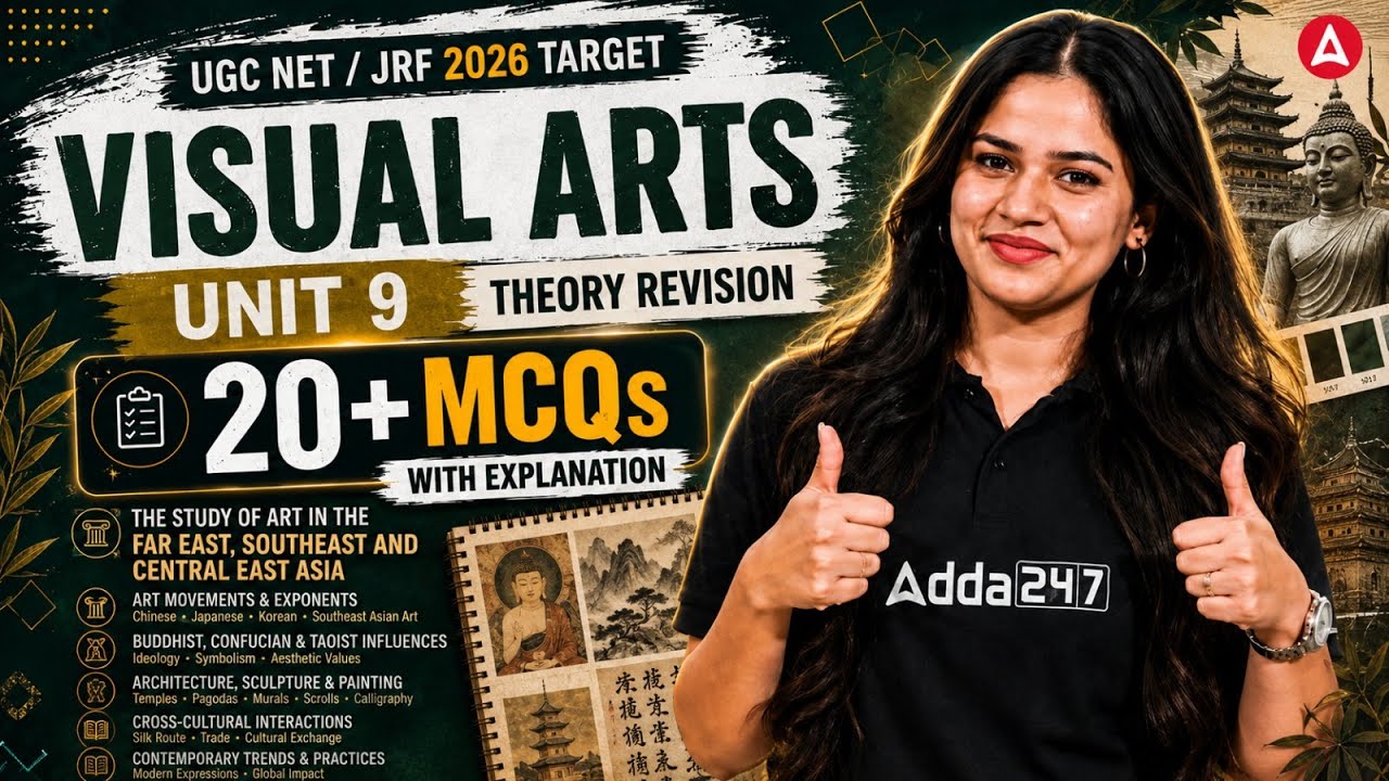 UGC NET Visual Art | UGC NET Visual Art Unit 9 Theory Revision Top 20 MCQs By Anjali Mam