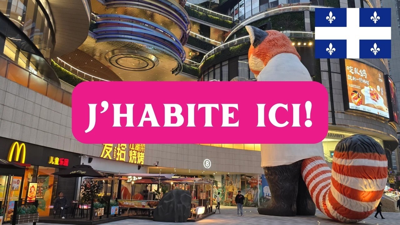 J'HABITE ICI! - Intermediate Quebec French with Subtitles | Frenchpresso
