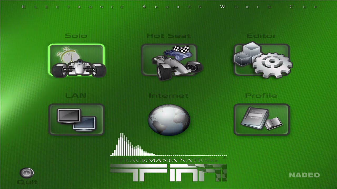 Trackmania Nations ESWC - Main Menu OST