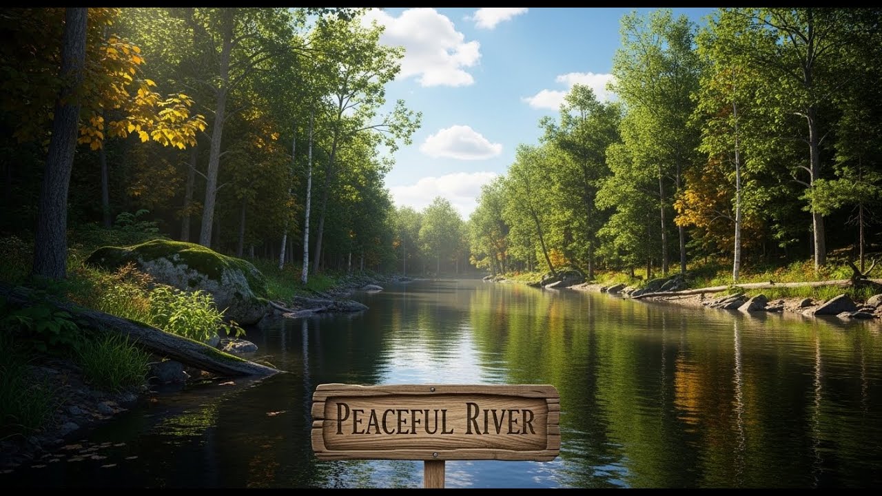 River Stream Ambience 🌊 Relaxing Water Sound for Focus, Study, and Serenity #832