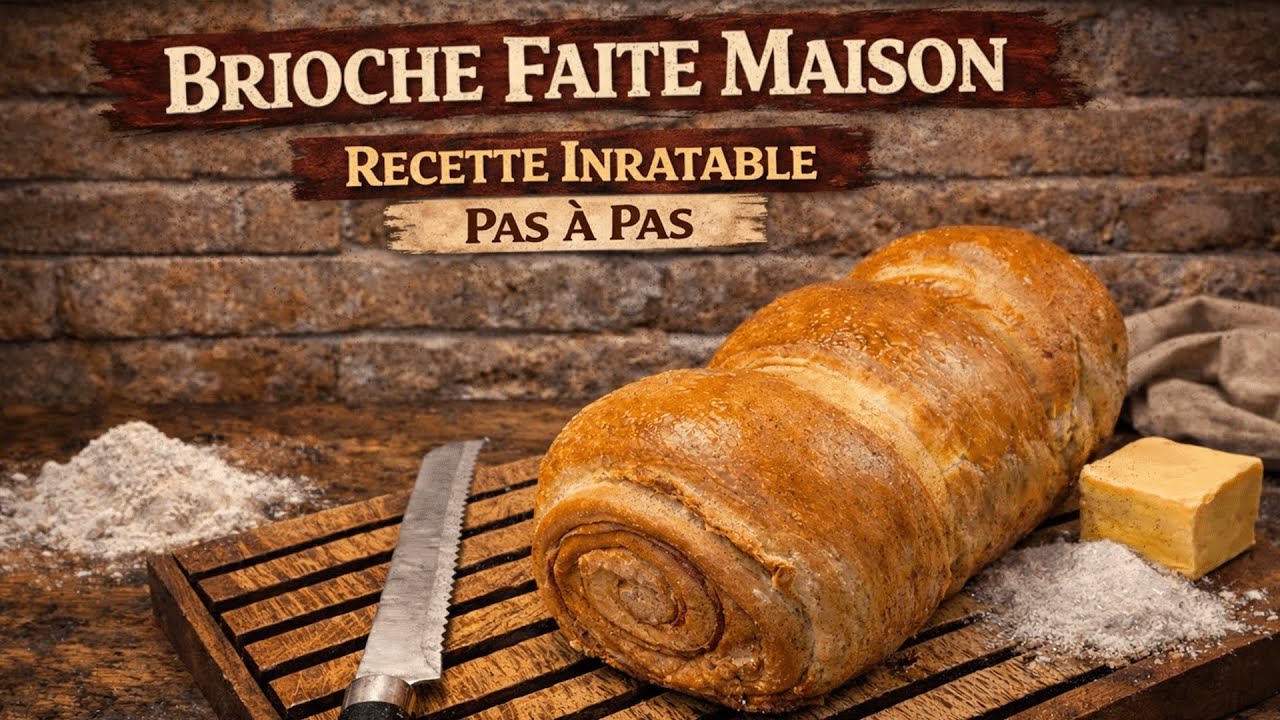 Brioche au Beurre Faite Maison 🍞 RECETTE INRATABLE | Pas à Pas Complet