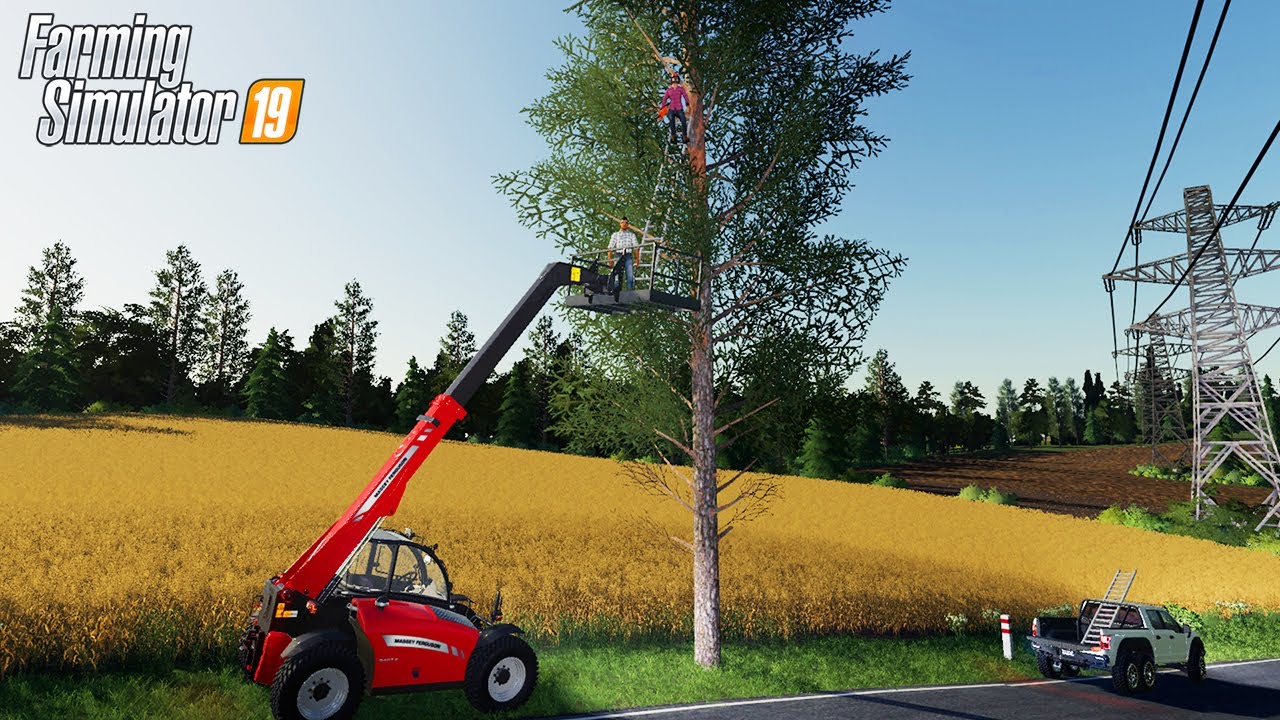 🔥 Niebezpieczne Podcinanie Drzew we Wsi 🦹‍♀️👨🏼‍🌾 Rolnicy z Miasta 😍 Farming Simulator 19 🚜