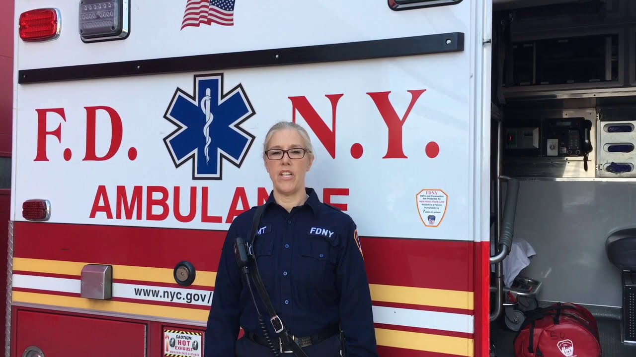 New York, NY - FDNY EMT Kim McMannus