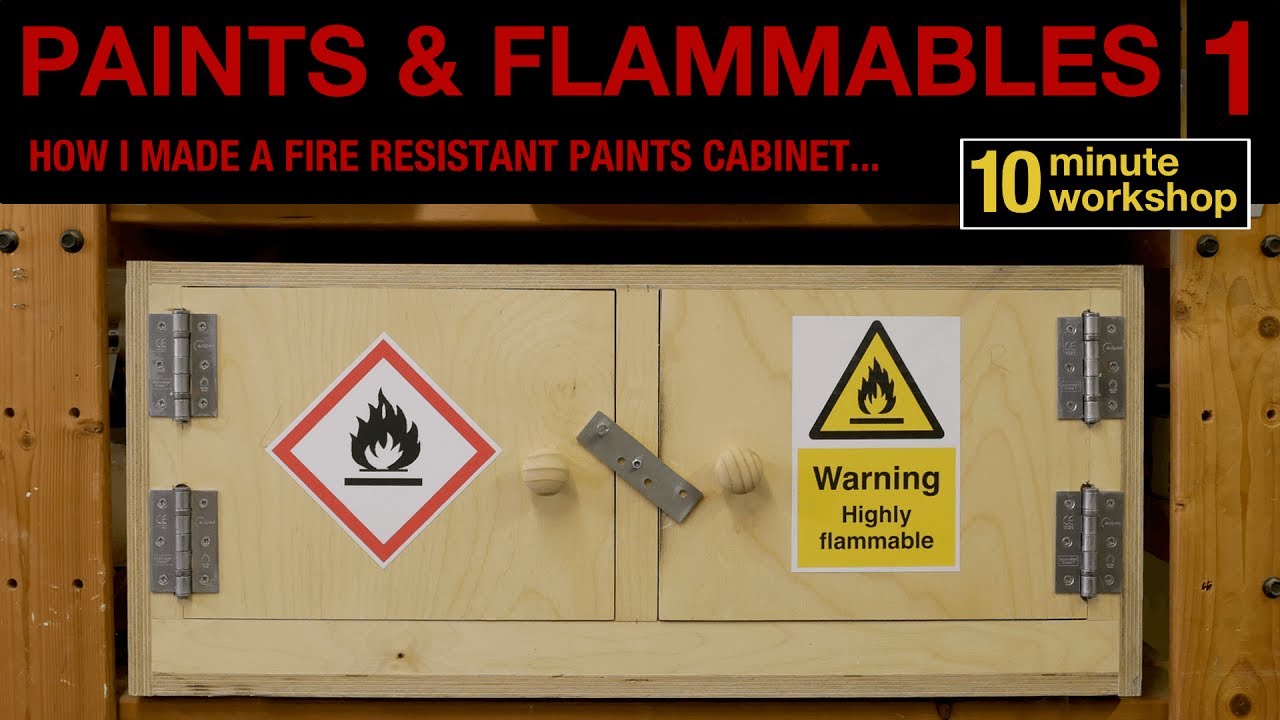 Paint & Flammables Cabinet, Part 1 #075