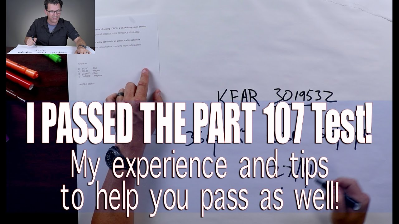 I Passed the FAA Part 107 AKT Test! My tips to help you pass uas drone