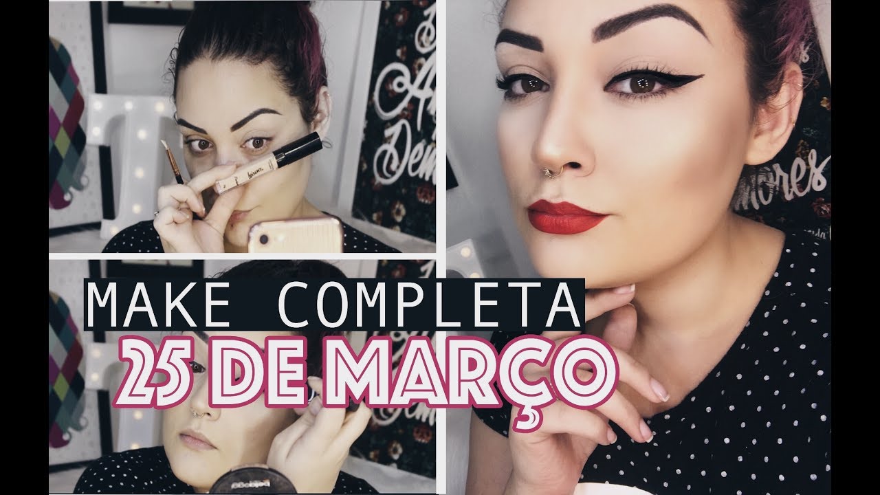 Testando makes da 25 DE MARÇO! (tudo menos de 10,00)