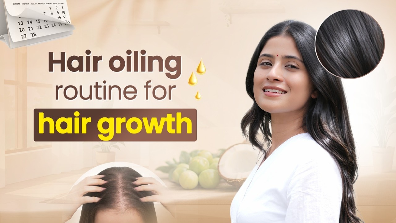 Hair Oiling Routine for Hair Fall, Grey Hair & Thin Hair | Best Hair Massage Technique