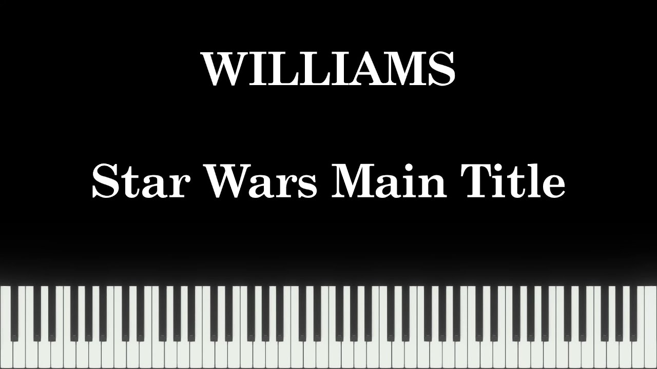 Star Wars - Main Title (Synthesia Piano - Impossibly Hard)