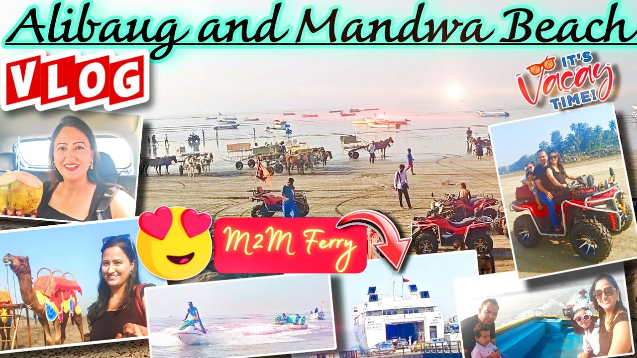 Alibaug & Mandwa Beach Fun | M2M Ferry | Alibaug Beach Activities #alibaugh #mandwa  #beach #mumbai