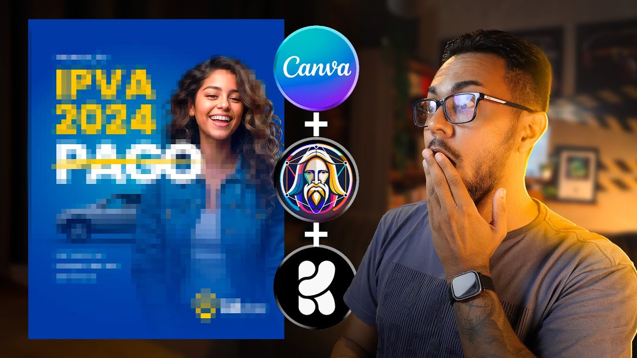 Flyer Anúncio de Loja de Carro | Canva + Inteligência Artificial