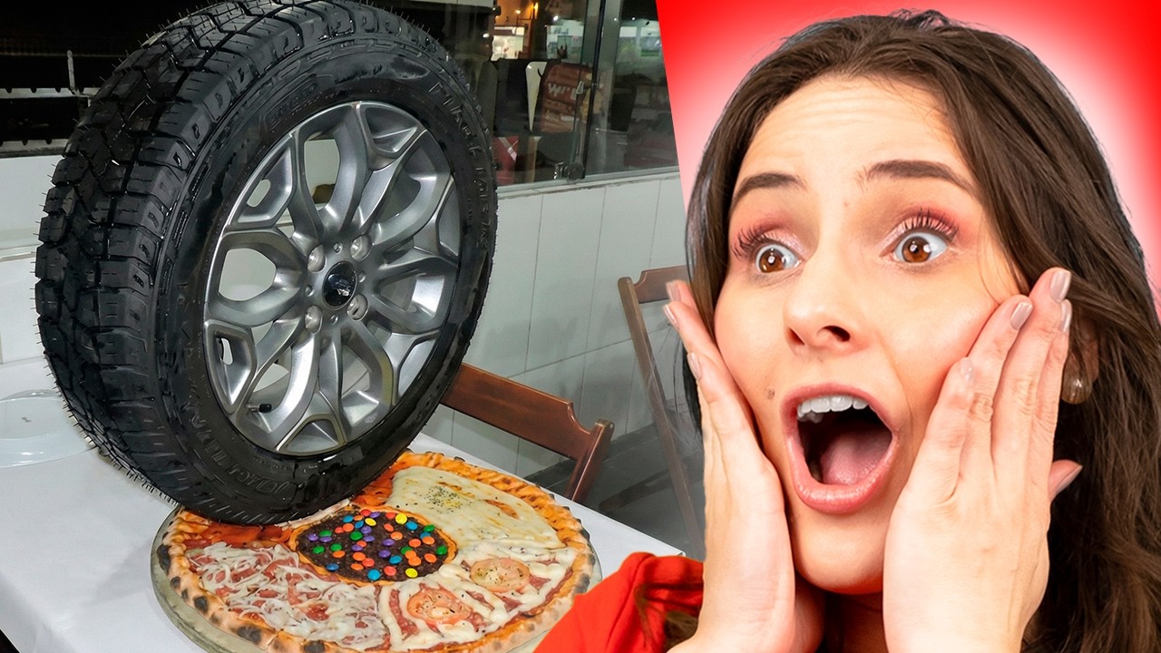 ISSO É UMA PIZZA? KKKK REAGINDO A PIZZAS ENGRAÇADAS