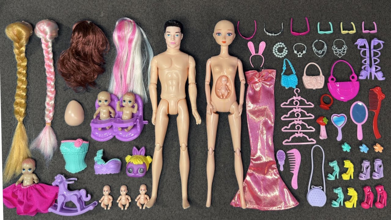11 Minutes Satisfying with Unboxing Barbie Family Playset, Cute Doll Toys ASMR | Review Toys 