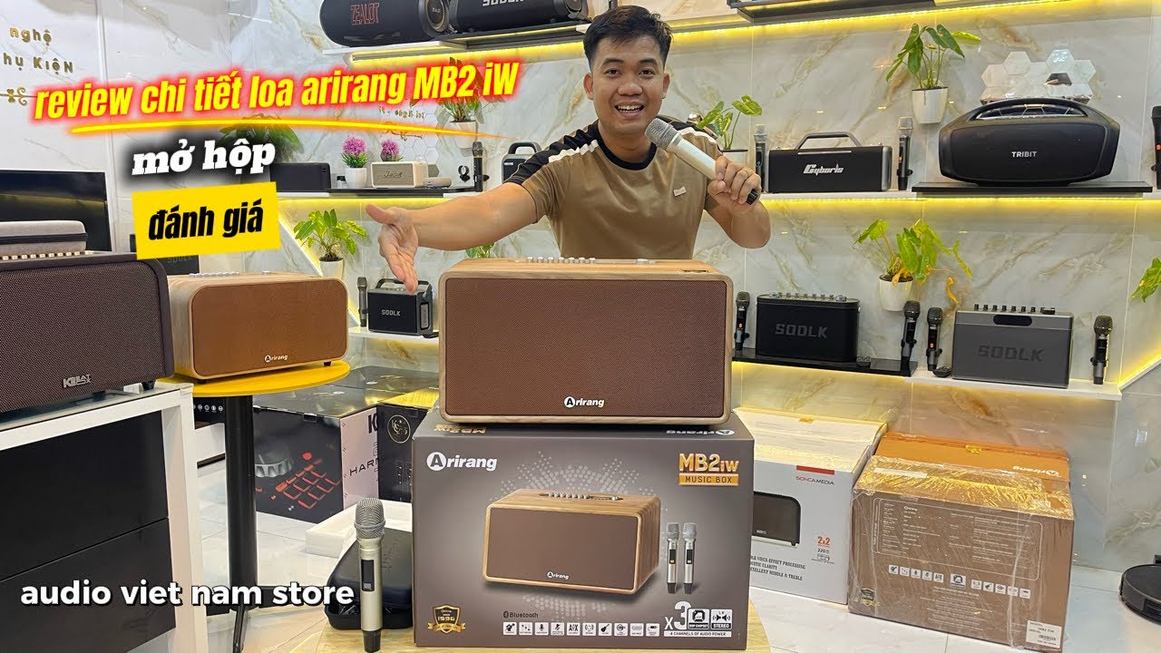 review đánh giá chi tiết loa AIRANG MB2 IW cực phẩm tại audio viet nam store, loa karaoke arirang￼