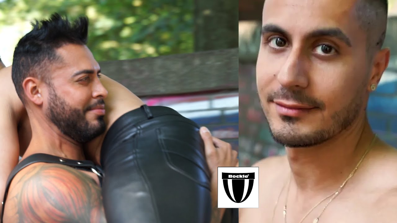 The best leather guy out there. Viktor Rom comes in leather trousers and leather jeans Part 2