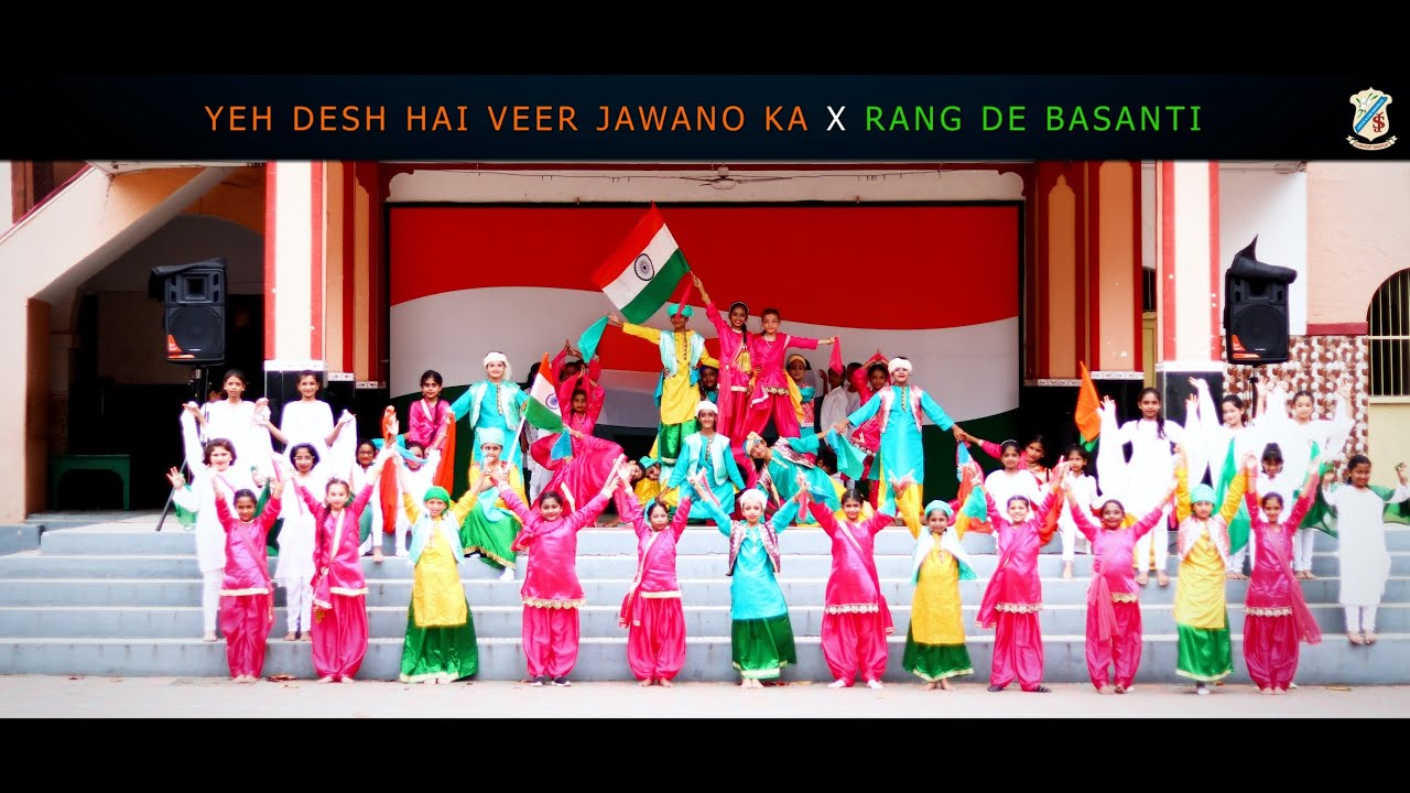 Yeh Desh Hai Veer Jawano Ka X Rang De Basanti II St Joseph's Convent School Nagpur II Class 5th C
