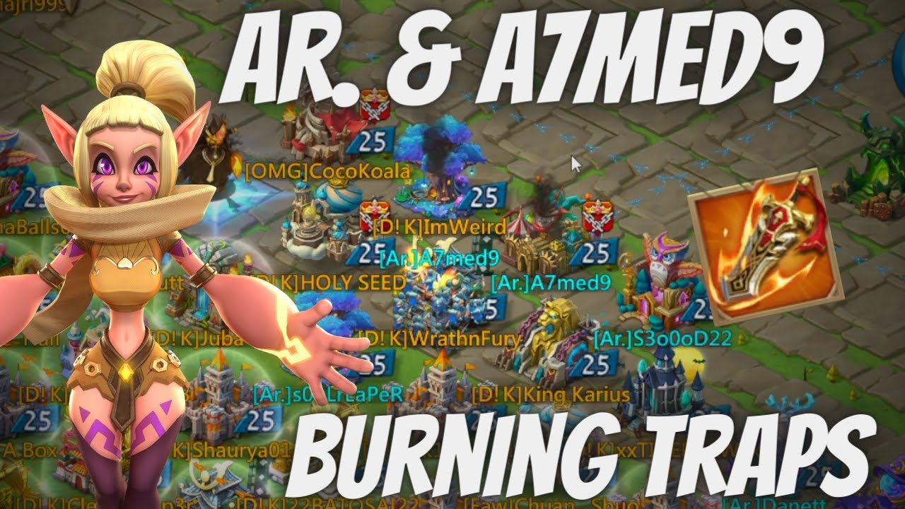Lords Mobile - A7med9 and Ar. Destroying the Kingdom