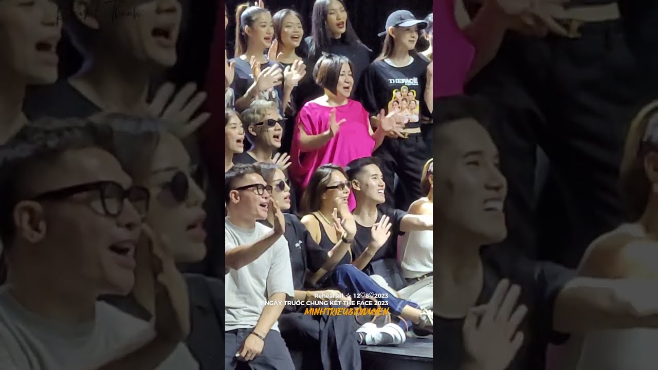 🐰 Minh Triệu - Kỳ Duyên 🐻 Rehearsal 1 ngày trước CHUNG KẾT THE FACE 2023 xinh đẹp vui vui🔸️12♡8♡2023