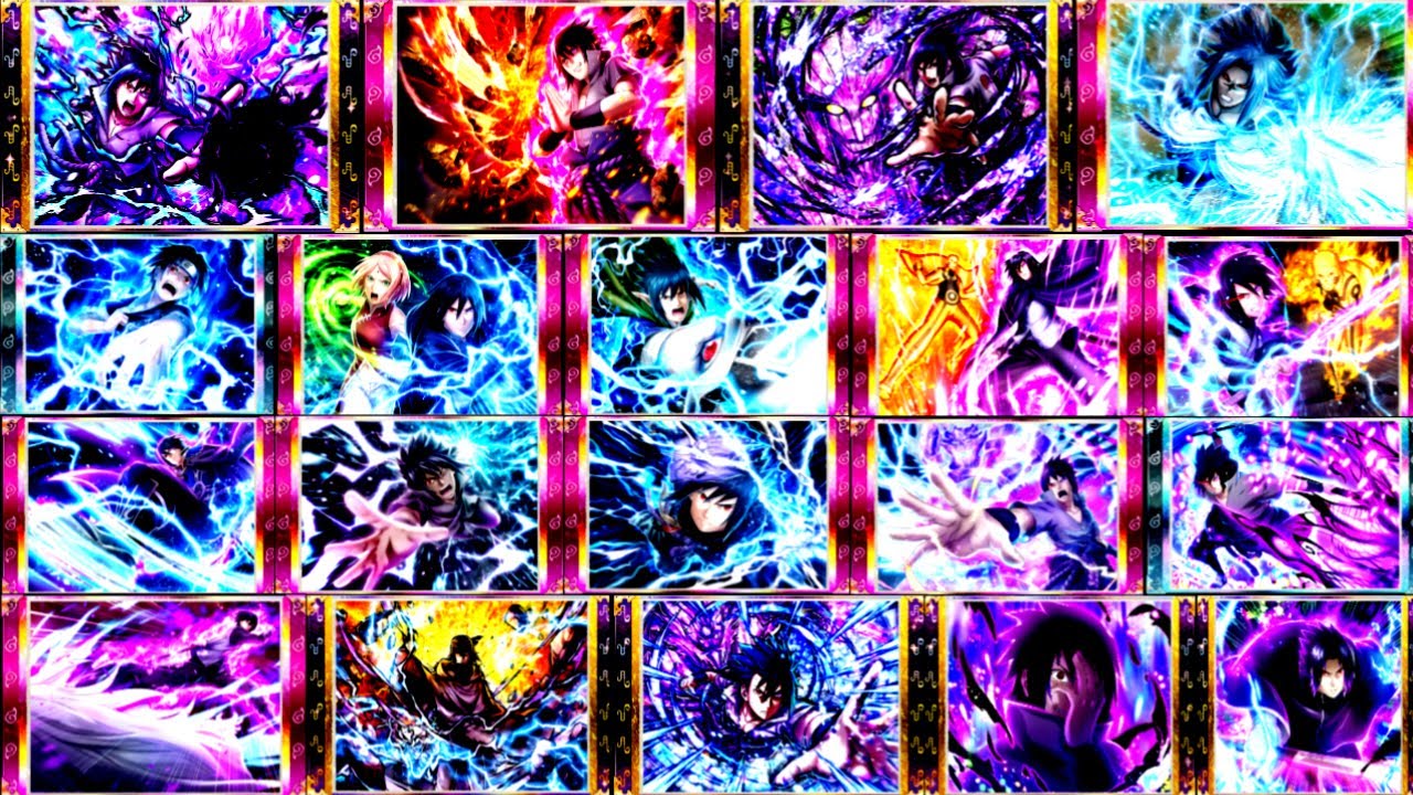 All Sasuke Uchiha Ultimate Jutsu Compilation - Naruto x Boruto Ninja Voltage