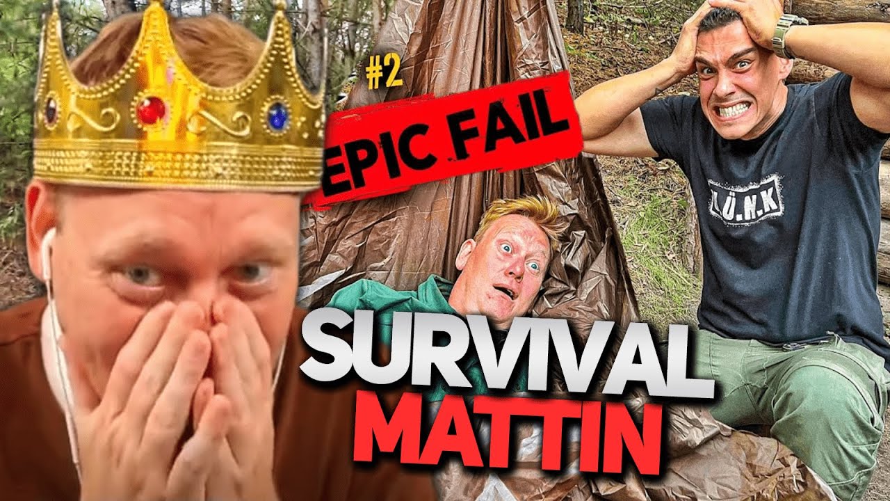 MEGA FAIL KURZ VOR DEM START! 😅 REAKTION + TALK mit @SurvivalMattin 😂