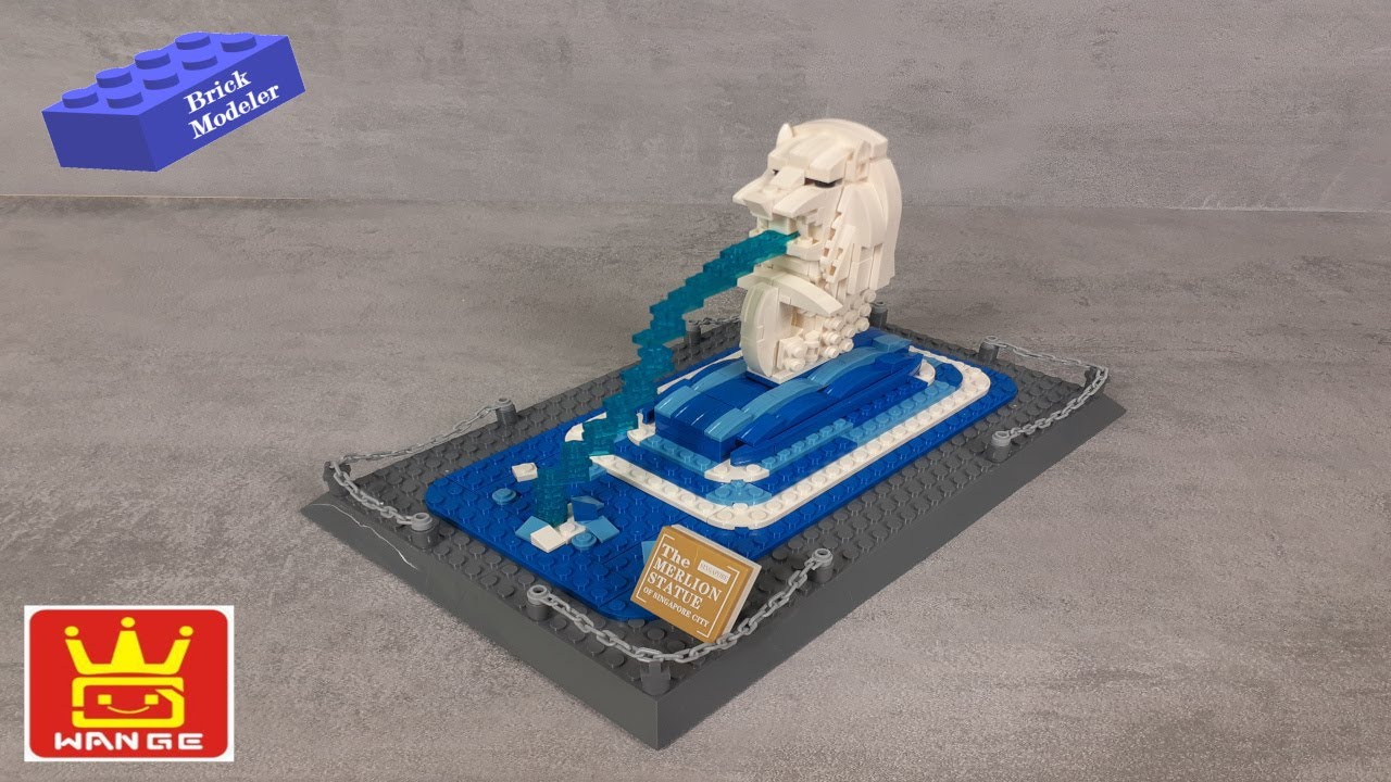 Wange 4218 - The Merlion Statue - Speedbuild