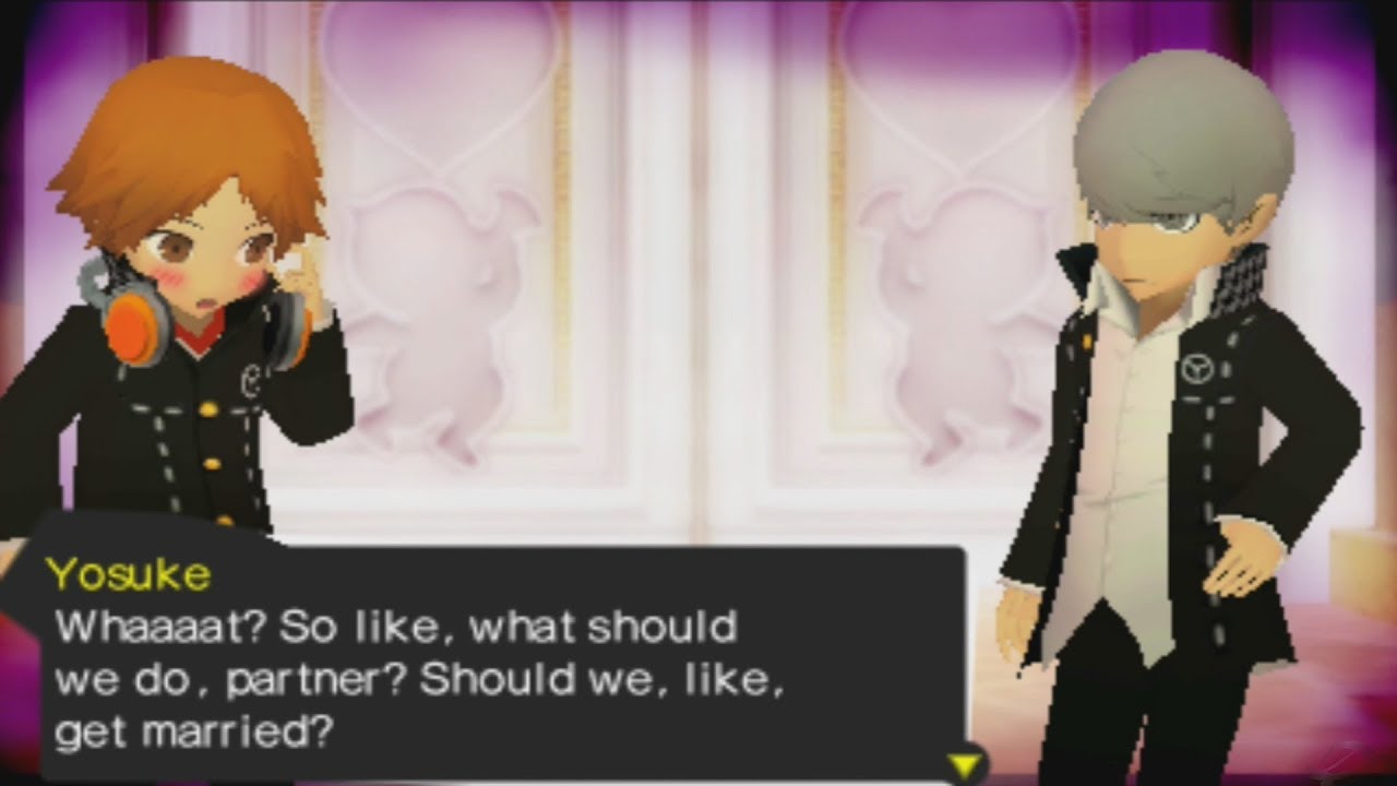 Persona Q: Shadow of the Labyrinth- Yosuke's Big Day Scene (P3 & P4 Side)