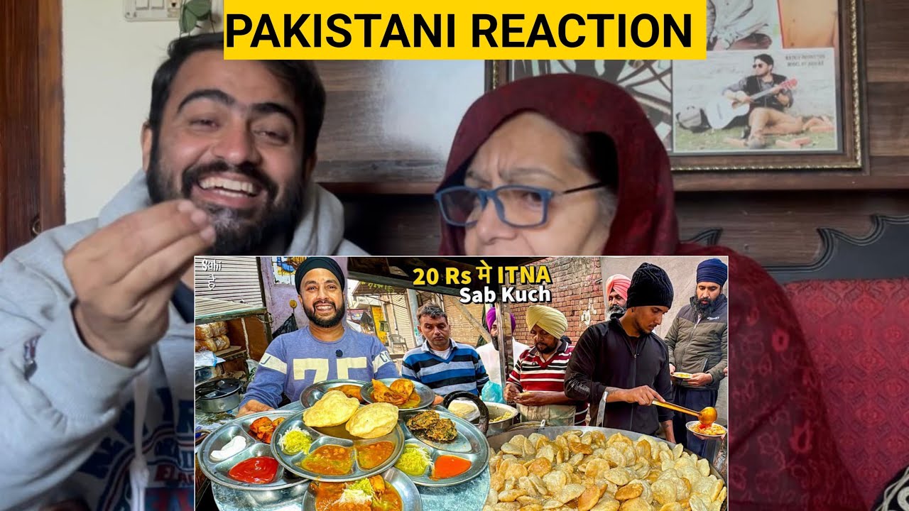 Reaction | 20 RS Me Full Menu 😍Humble Sardarji Ka Best Food l Street Food india Pakistan reaction