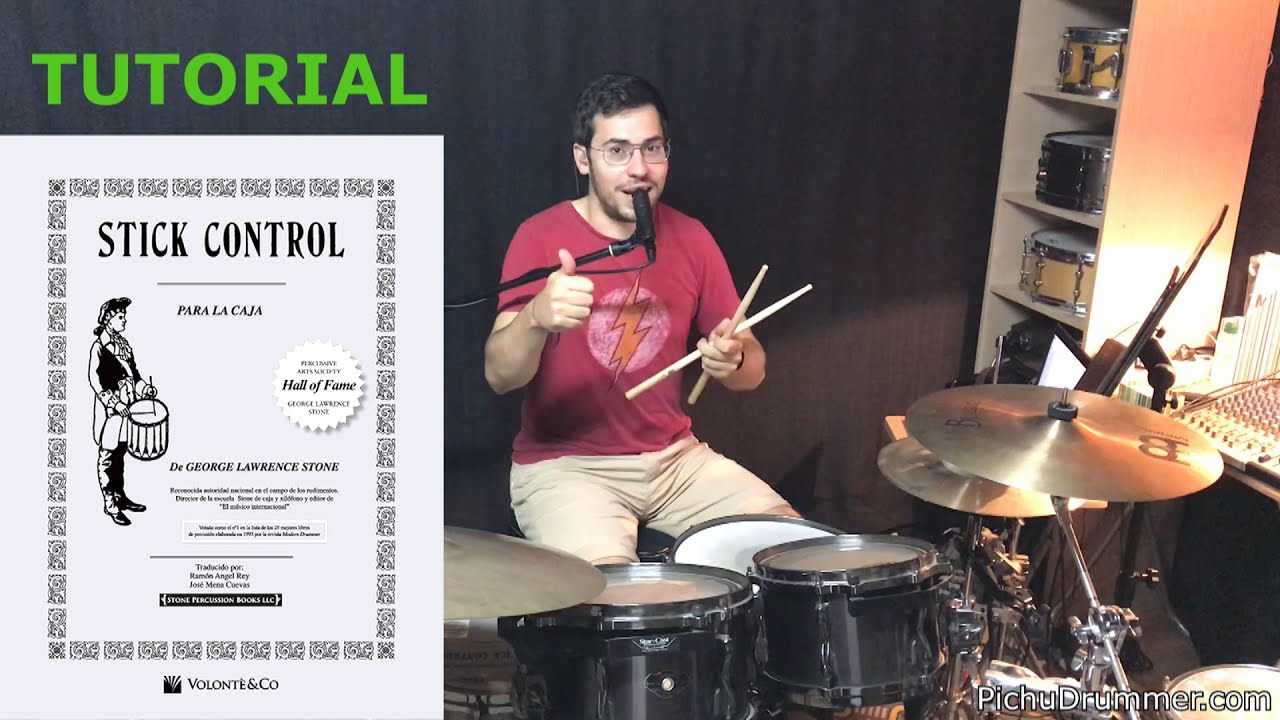 STICK CONTROL TUTORIAL - Ejercicios de COORDINACIÓN manos #2 BATERIA (CLASES DE BATERÍA)