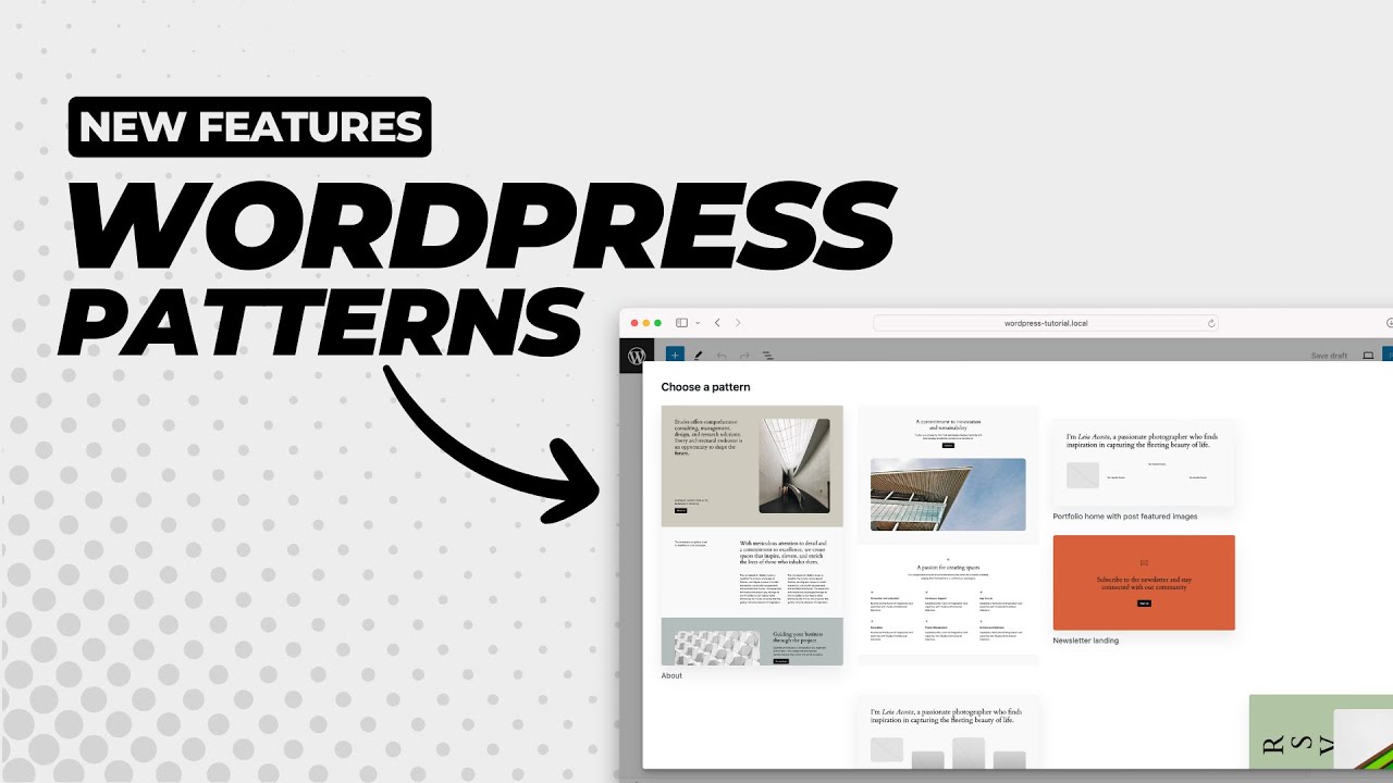 Exploring WordPress Patterns: Streamline Your Design Workflow