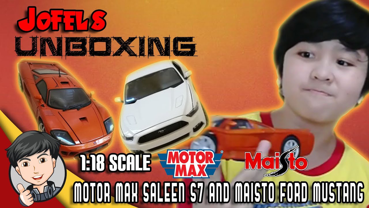 Jofel's Unboxing (Motor Max Saleen S7 and  Maisto 1:18 Ford Mustang) #MotorMax #Maisto #DiecastCar