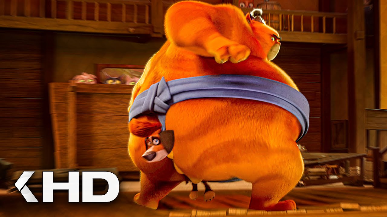 PAWS OF FURY Extended Movie Clip - Hank vs Sumo Cat (2022)
