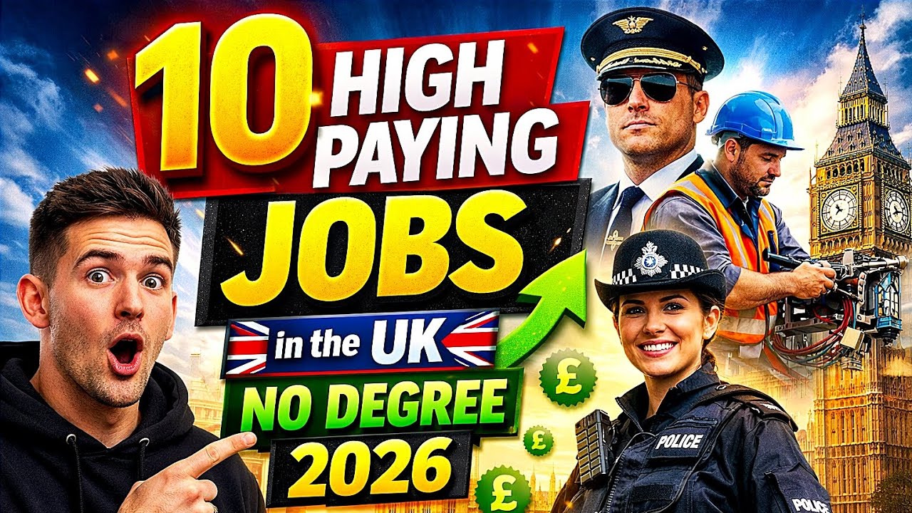 10 Highest Paying Jobs in the UK Without a University Degree (2026)!!