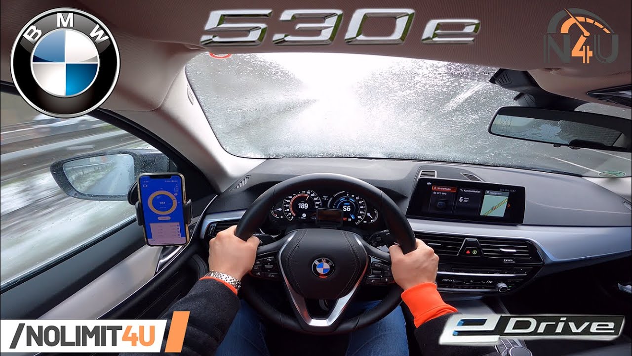 BMW 530e (252HP) eDrive REVIEW on AUTOBAHN | Acceleration | Test Drive POV by NoLimti4U