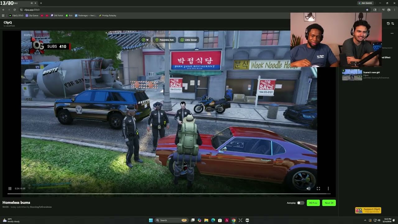 Zolo & Mateo Reacts To Suarez Holding Up Lane & Discovering Cop House & More Clips. | Prodigy 2.6 RP