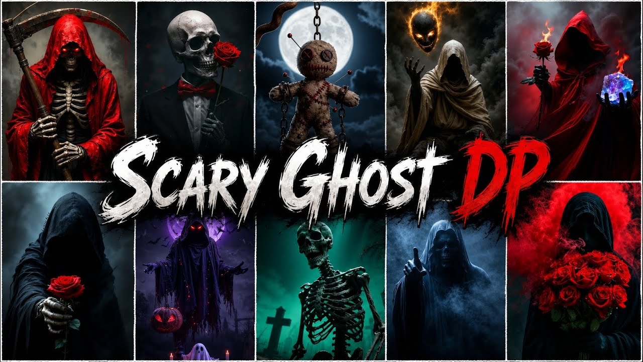 Scary Ghost Dp Photos | Horror Profile Pictures | Top Horror Ghost Dp Images | Ghost Wallpapers 