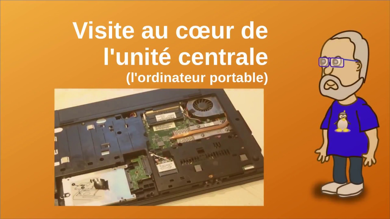 L'Unité Centrale dans l'ordinateur portable