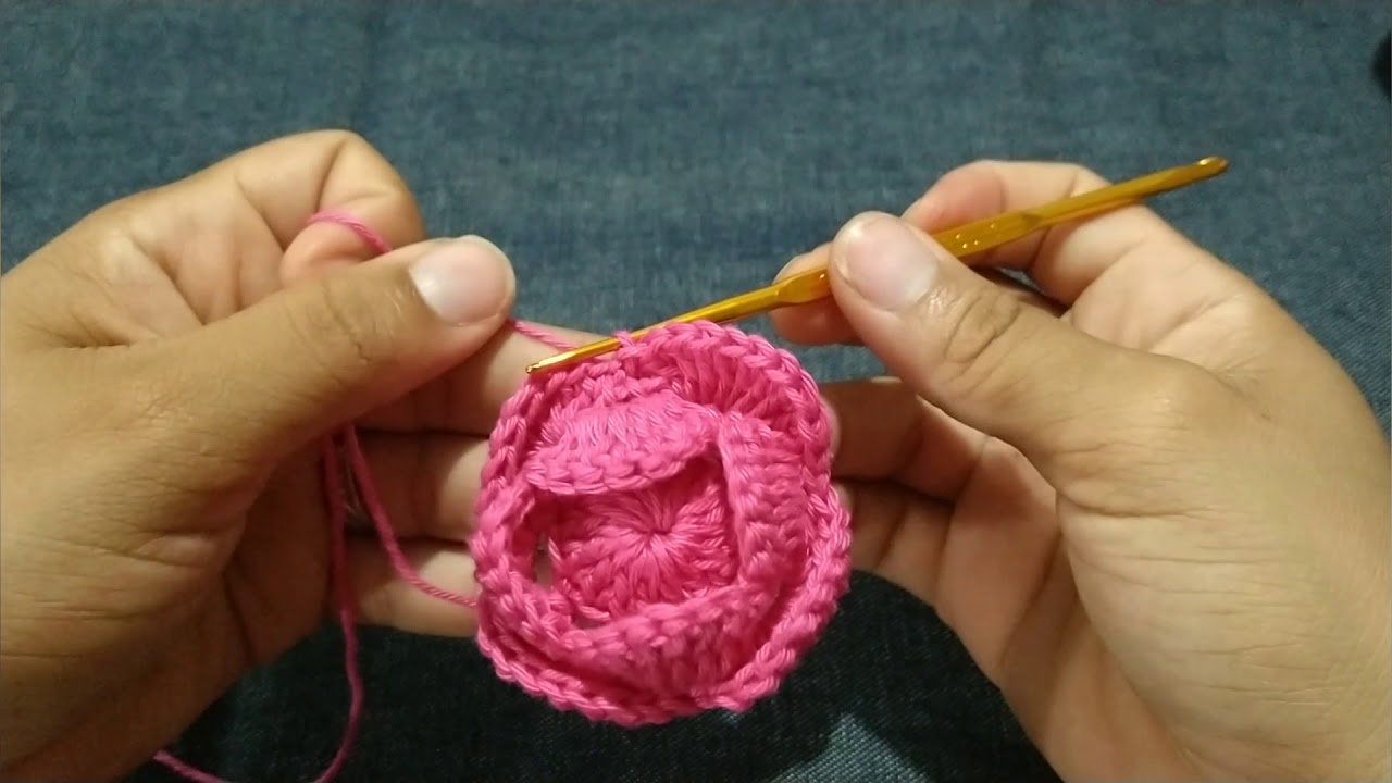 Capa para botão de fogão. Flor roseta 🌸Passo a passo #botaozinho de fogão