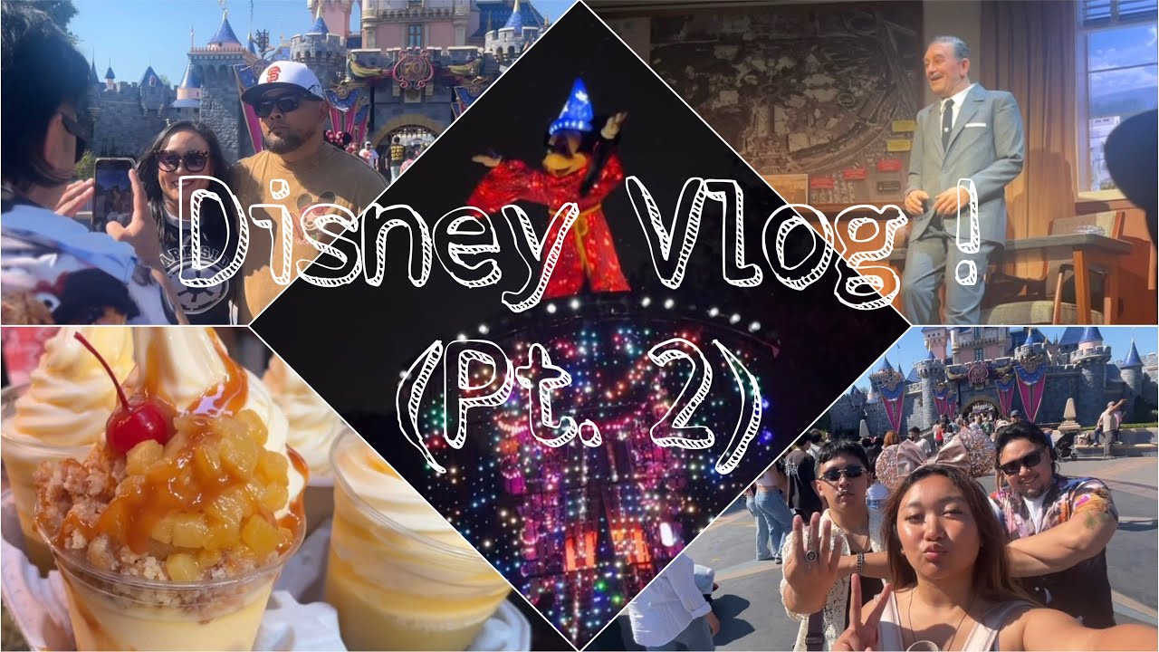 DISNEYLAND VLOG pt. 2🍦 | chill rides, snacks, & PAINT THE NIGHT PARADE!!!