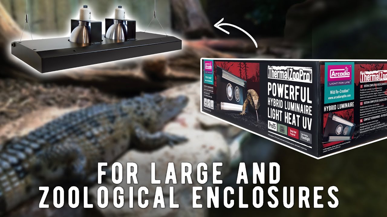 ThermalZooPro, HEAT, LIGHT, UV, LED Hybrid Kit. Arcadia Reptile.