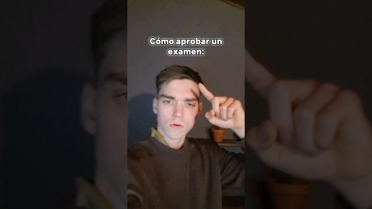 C&Oacute;MO APROBAR UN EXAMEN 🤑 #humor