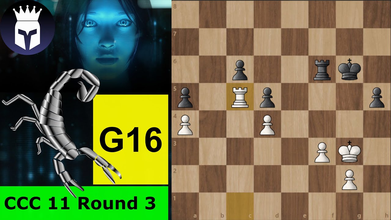Leela wins a nice endgame against Scorpio | CCC 11 Round 3
