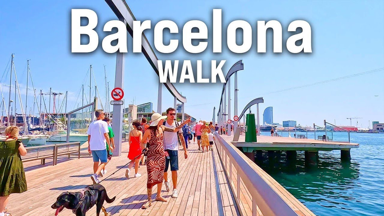 Barcelona New Video, Spain 🇪🇸 - July 2025 - 4K-HDR Walking Tour