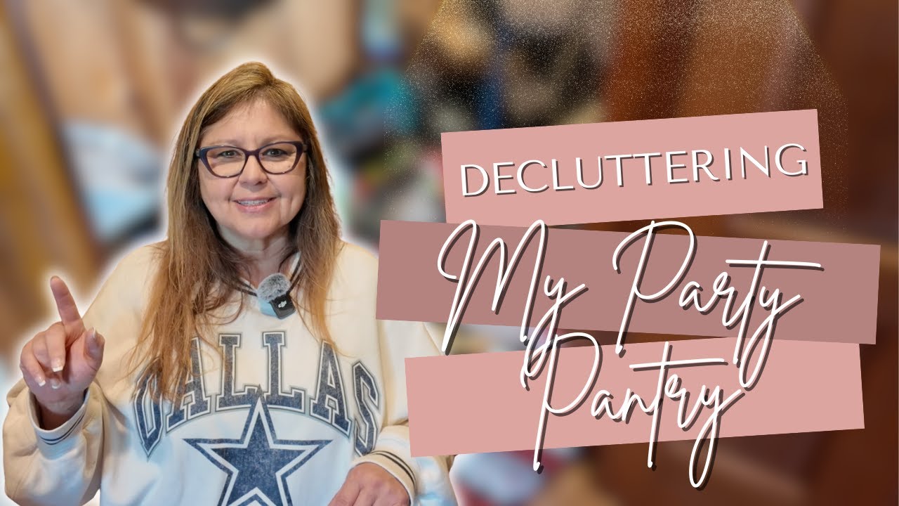 Decluttering My Party Pantry⎜Letting Go, One Bag at a Time