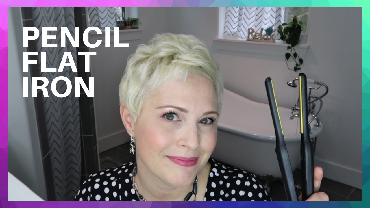 Getting Volume with a Pencil Flat Iron! (Pixie Cut Style)