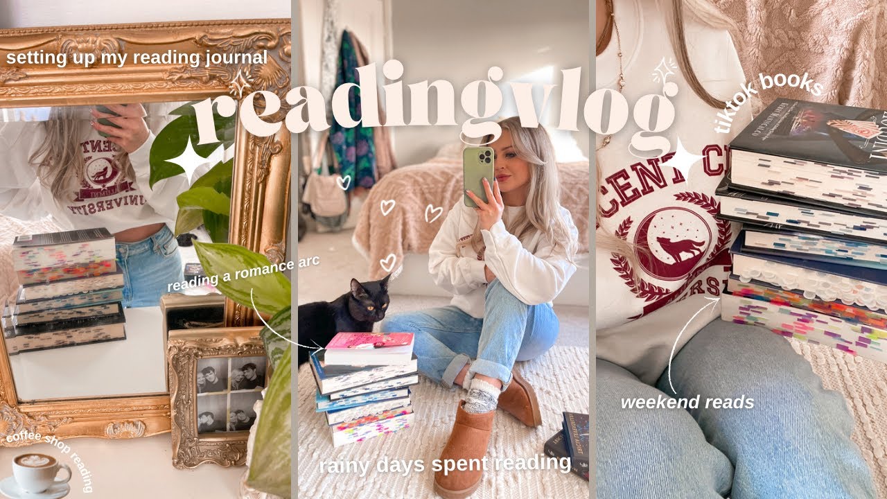READING VLOG ★ amazing reads, new hair + setting up my reading journal📓🎧